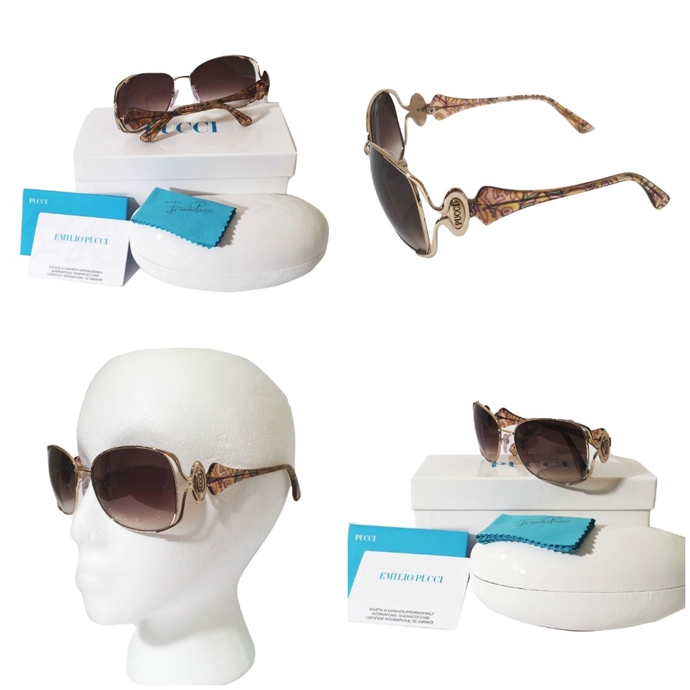 NEW w/ Box, Case & Cards PUCCI SUNGLASSES
